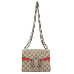 GG Supreme Mini Shoulder Bag in Beige - Gucci
