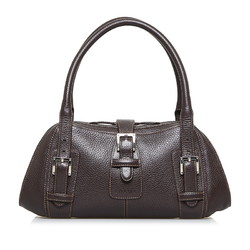 Loewe Senda Handbag Brown Leather Ladies LOEWE