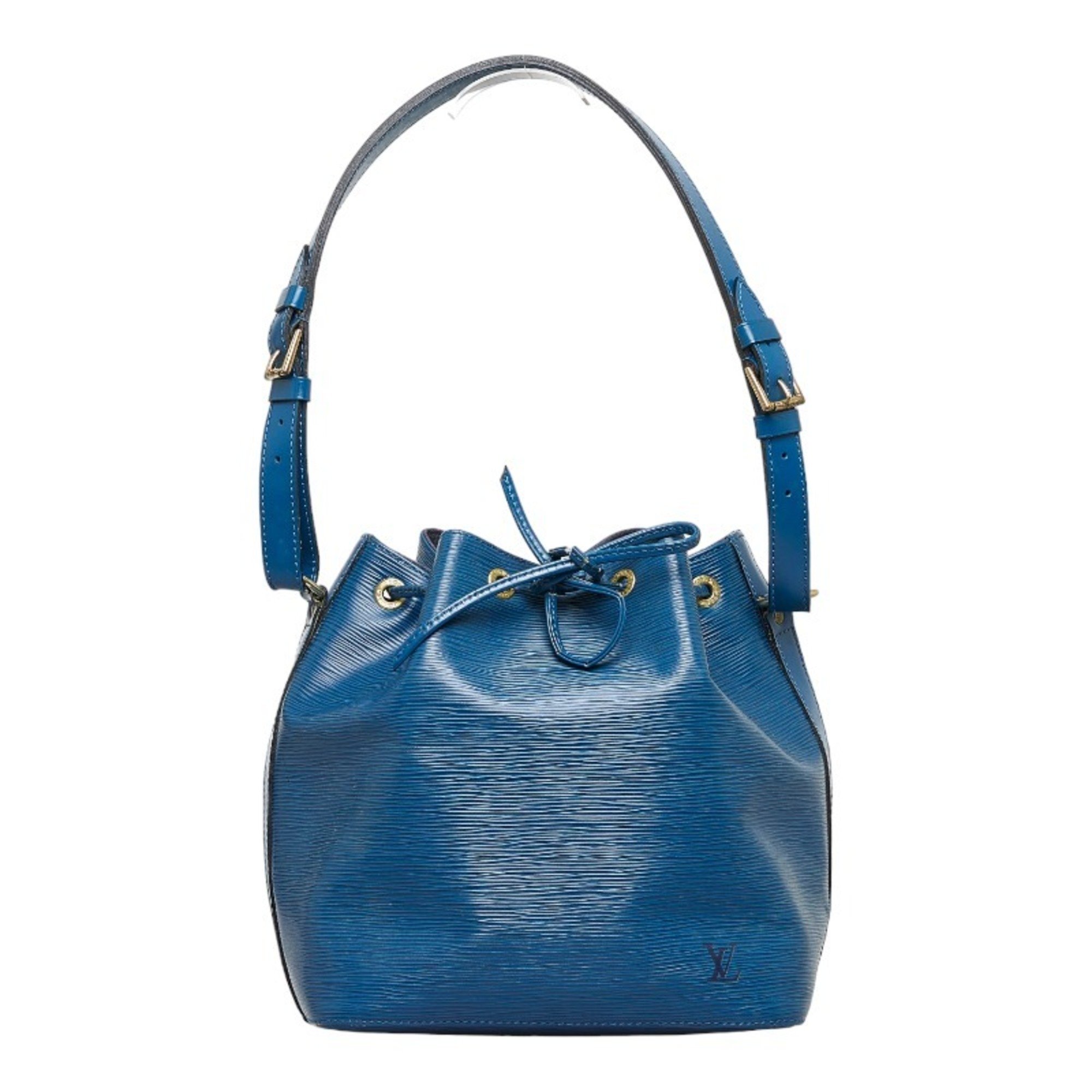 Louis Vuitton Epi Petinoe Shoulder Bag M44105 Toledo Blue Leather Women's LOUIS VUITTON