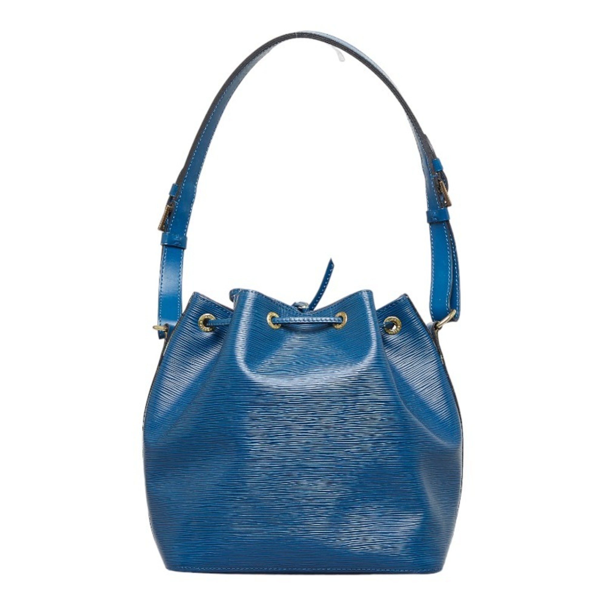 Louis Vuitton Epi Petinoe Shoulder Bag M44105 Toledo Blue Leather Women's LOUIS VUITTON