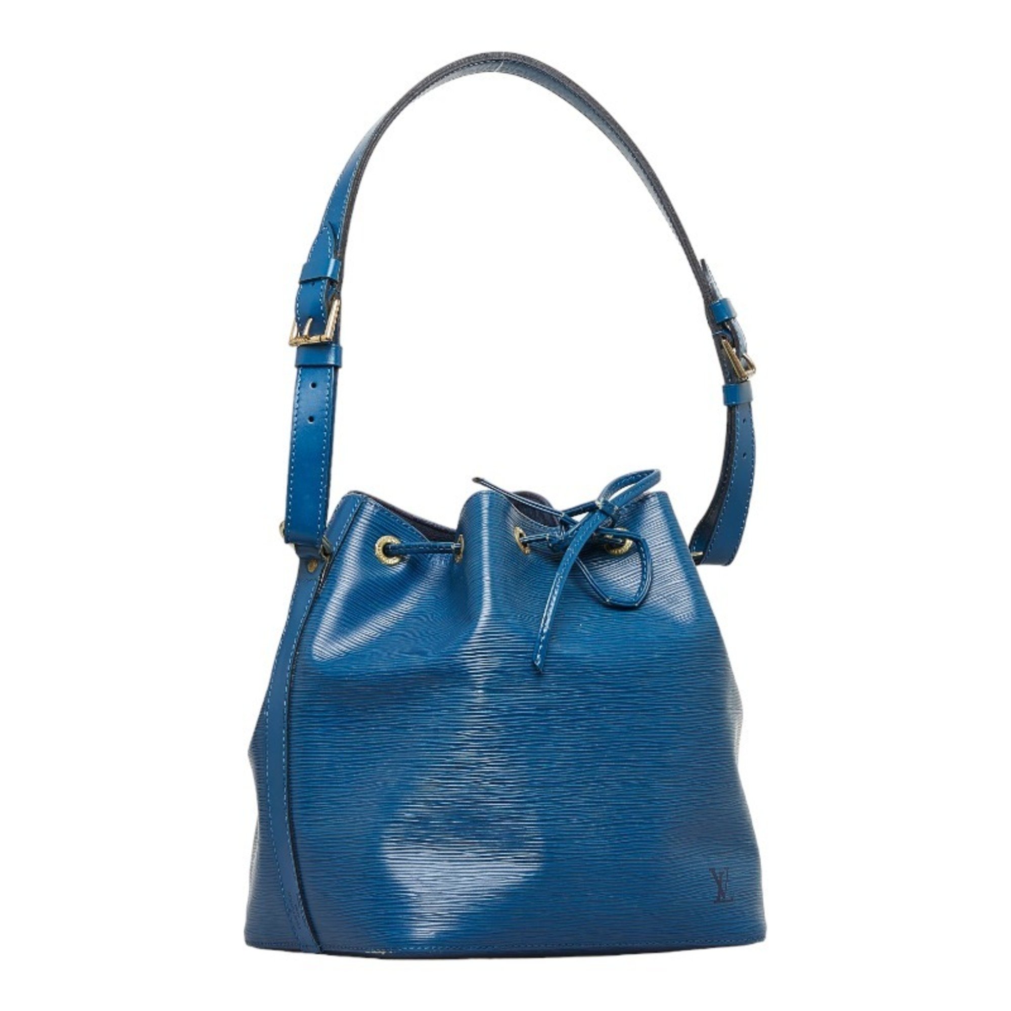 Louis Vuitton Epi Petinoe Shoulder Bag M44105 Toledo Blue Leather Women's LOUIS VUITTON