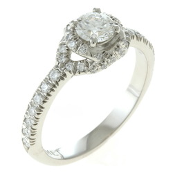 Chaumet Ring No. 8 Pt950 Platinum Diamond Women's