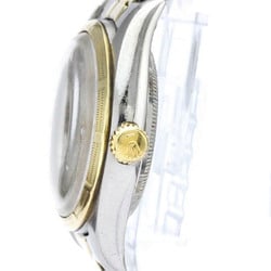 ROLEX Oyster Perpetual 6105 18K Gold Steel Automatic Ladies Watch BF561672