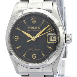 Vintage ROLEX Oyster Date Precision 6466 Hand-Winding Mid Size Watch BF560570