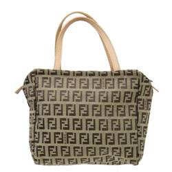 FENDI Fendi Canvas Zucca Beige 2415 SN000-028