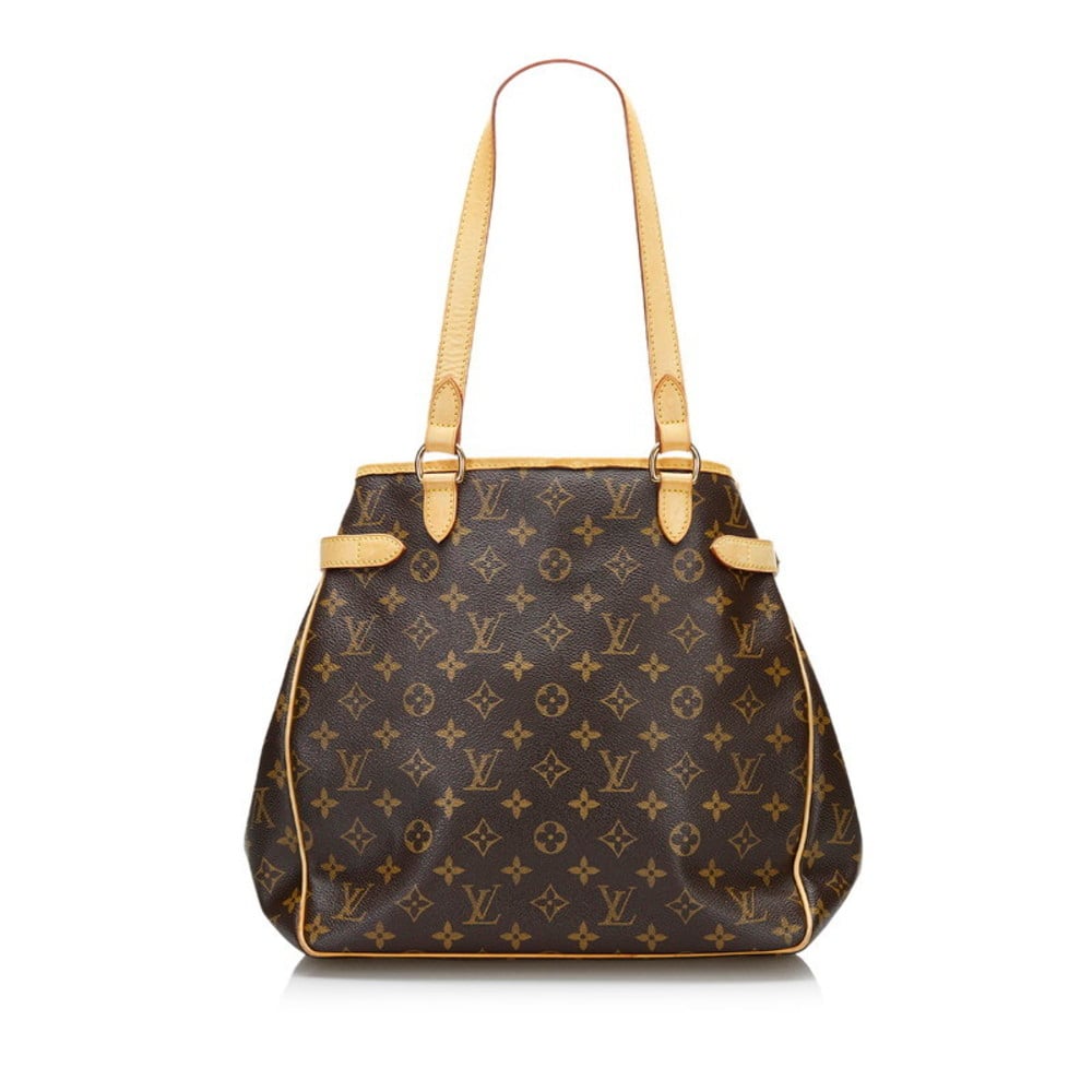 Louis Vuitton Monogram Batignolles Vertical Shoulder Bag Tote M51153 Brown  PVC Leather Ladies LOUIS VUITTON