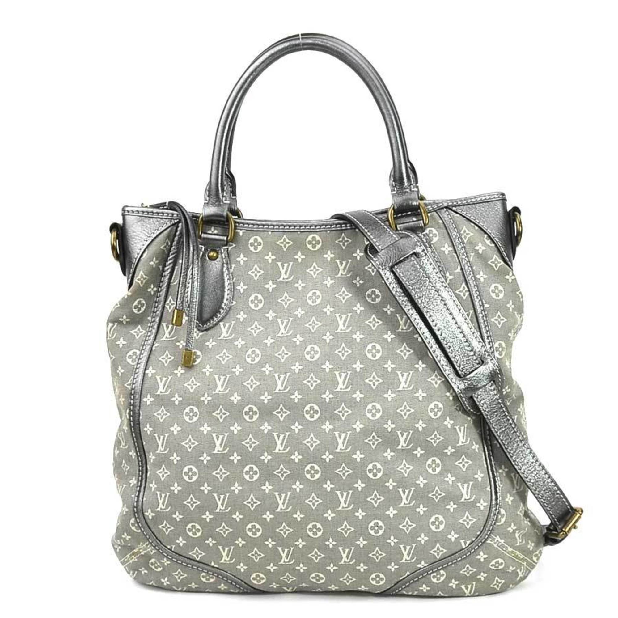 Louis Vuitton LOUIS VUITTON Handbag Shoulder Bag Monogram Minilan Bezas Anjur Gray/Silver Women's M95622 e55991f