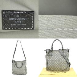 Louis Vuitton LOUIS VUITTON Handbag Shoulder Bag Monogram Minilan Bezas Anjur Gray/Silver Women's M95622 e55991f