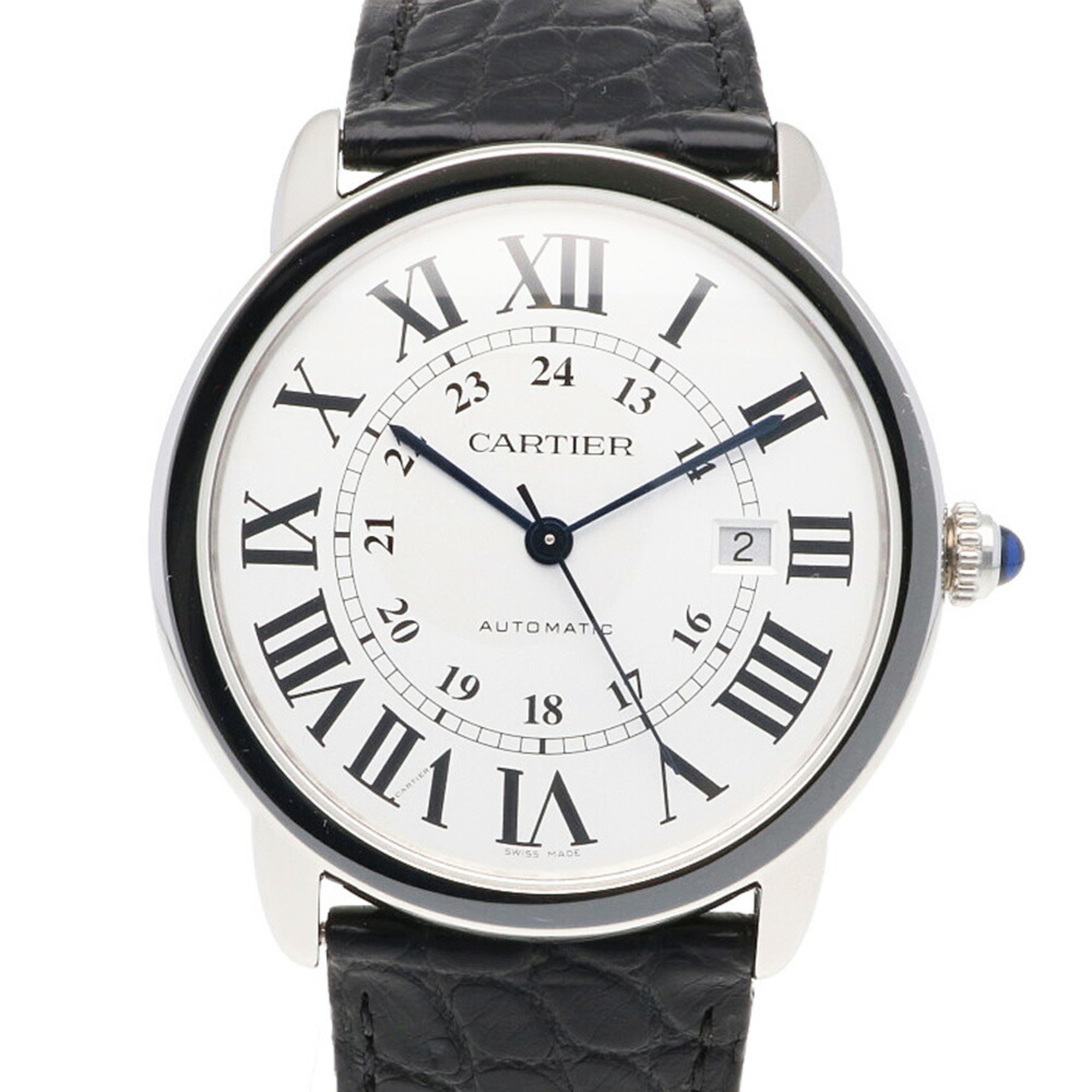 Cartier CARTIER Rondo solo XL watch stainless steel 3517 self