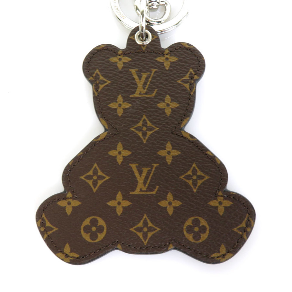 Leather key ring Louis Vuitton Brown in Leather - 36180232