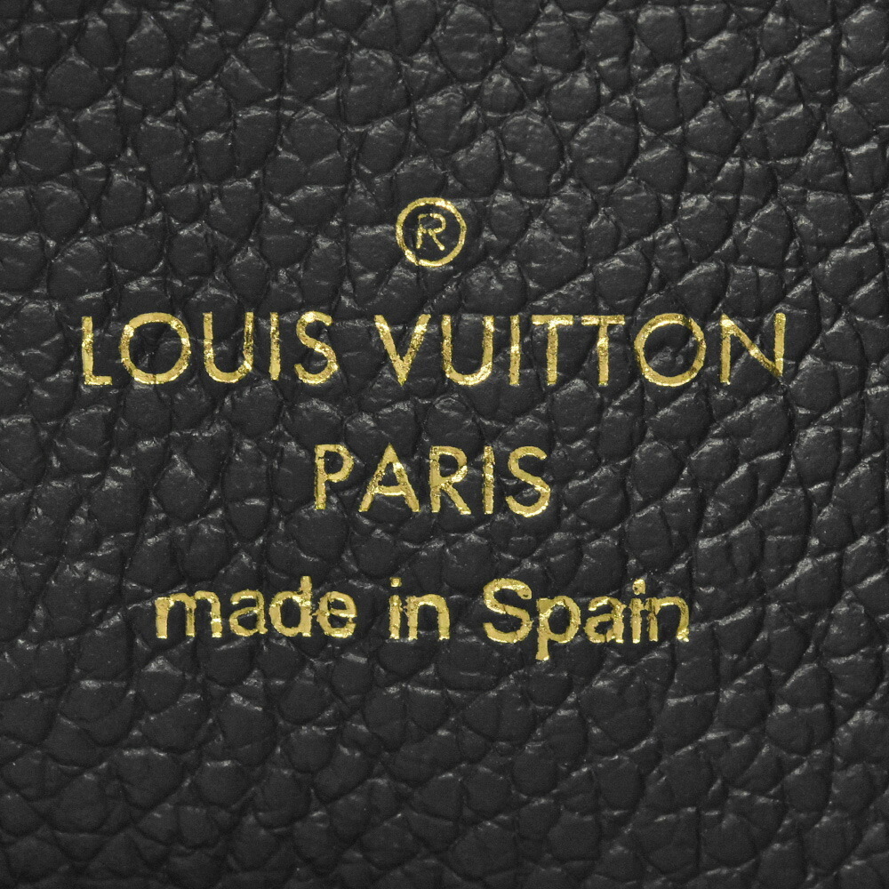Double zip leather crossbody bag Louis Vuitton Black in Leather