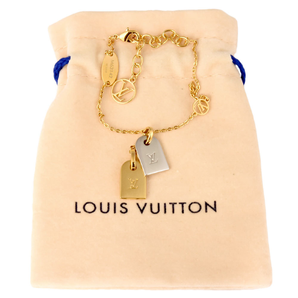 Louis Vuitton LOUIS VUITTON Bracelet Nanogram Name Tag LV Circle