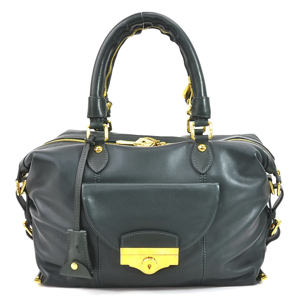 Louis Vuitton LOUIS VUITTON handbag VIP customer limited sac special order  leather dark green unisex 99562g