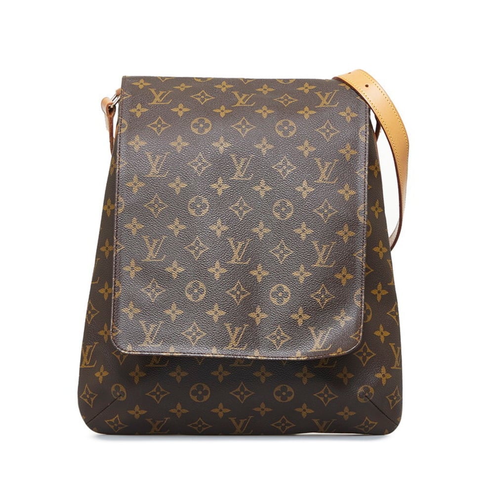 Louis Vuitton Monogram Musette Shoulder Bag M51256 Brown PVC Leather Ladies  LOUIS VUITTON | eLADY Globazone