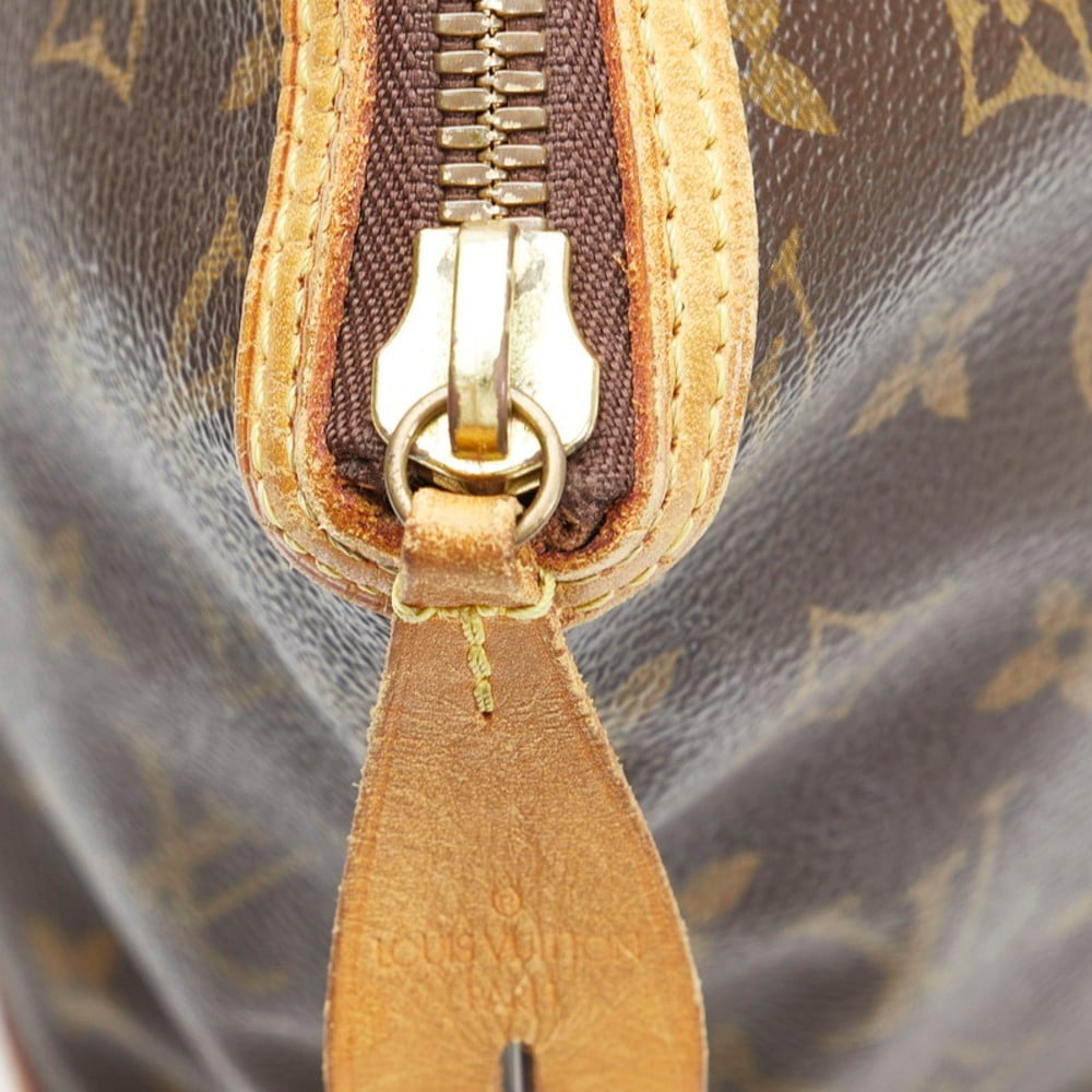 Louis Vuitton Monogram Lockit Oriental Handbag M40104 Brown PVC Leather  Ladies LOUIS VUITTON