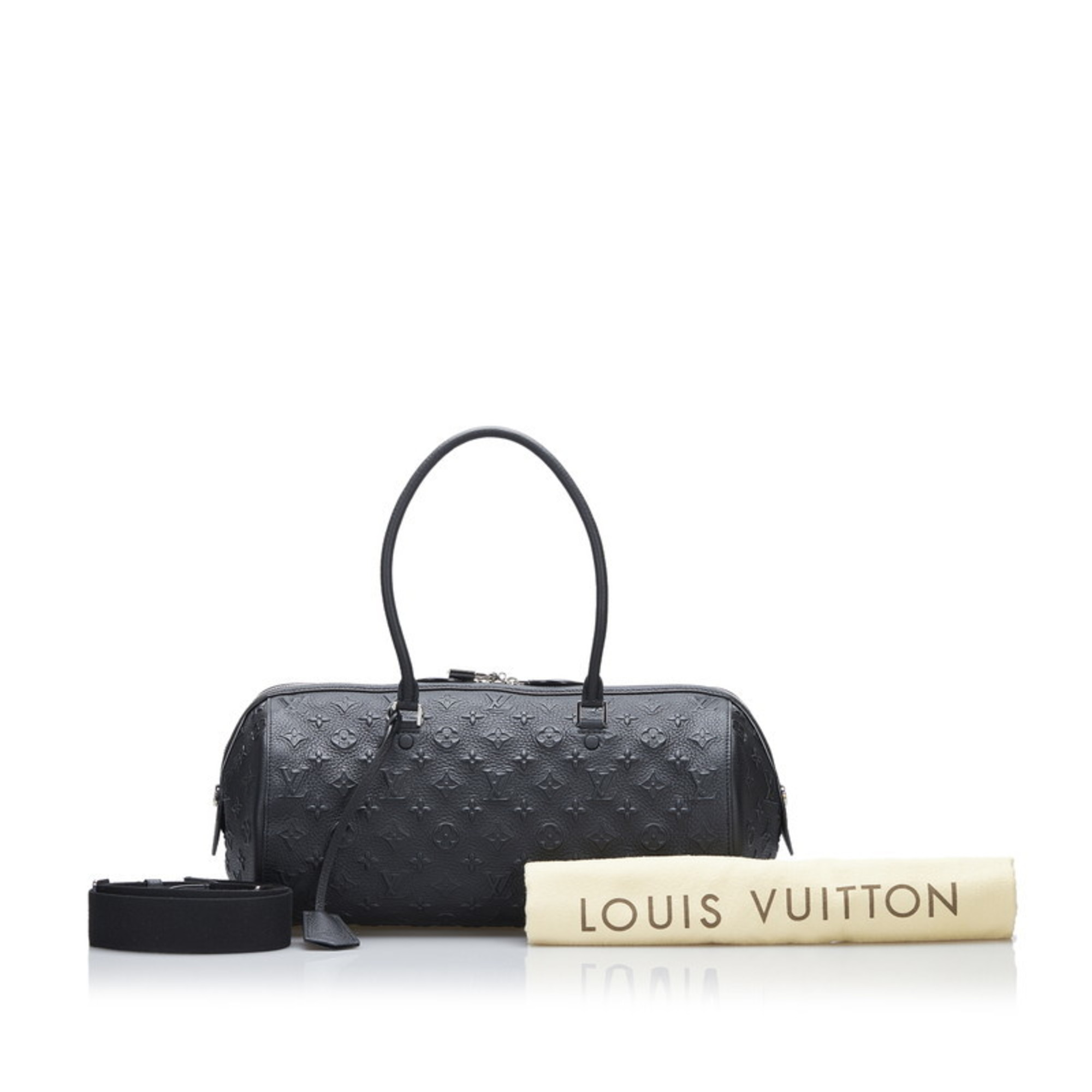 Louis Vuitton Monogram Emplant Neopapillon GM Handbag Shoulder Bag M40737 Noir Black Leather Ladies LOUIS VUITTON