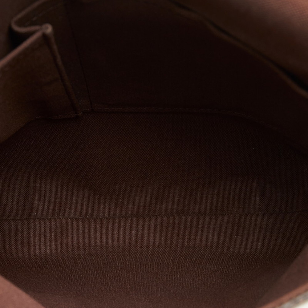 Louis Vuitton Damier Brooklyn PM Shoulder Bag N51210 Brown PVC Leather  Ladies LOUIS VUITTON