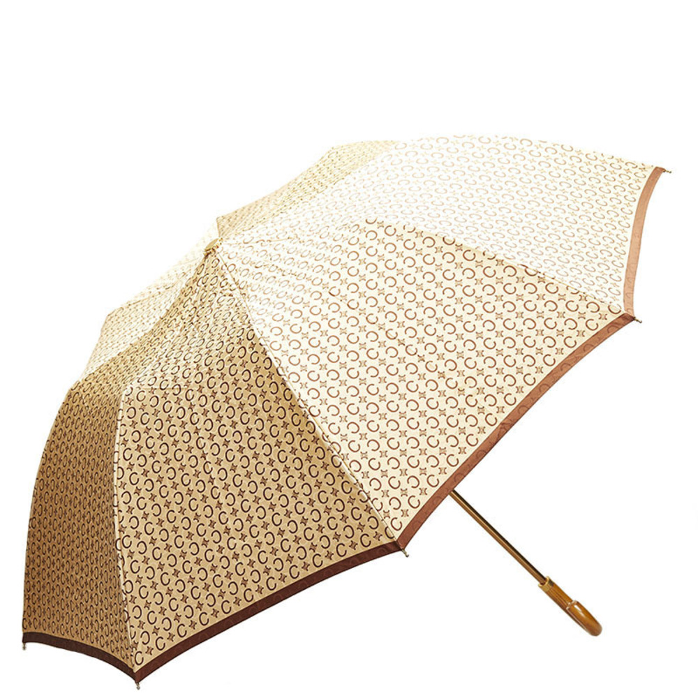 Louis Vuitton Rare Vintage Monogram Walking Umbrella with Wood