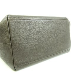 Bally BARDEAU-L Women's Leather Handbag Dark Brown