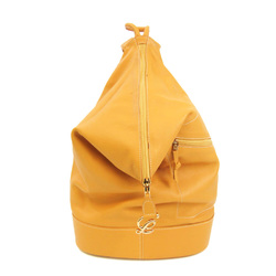 Loewe Anton Women's Leather Backpack Yellow