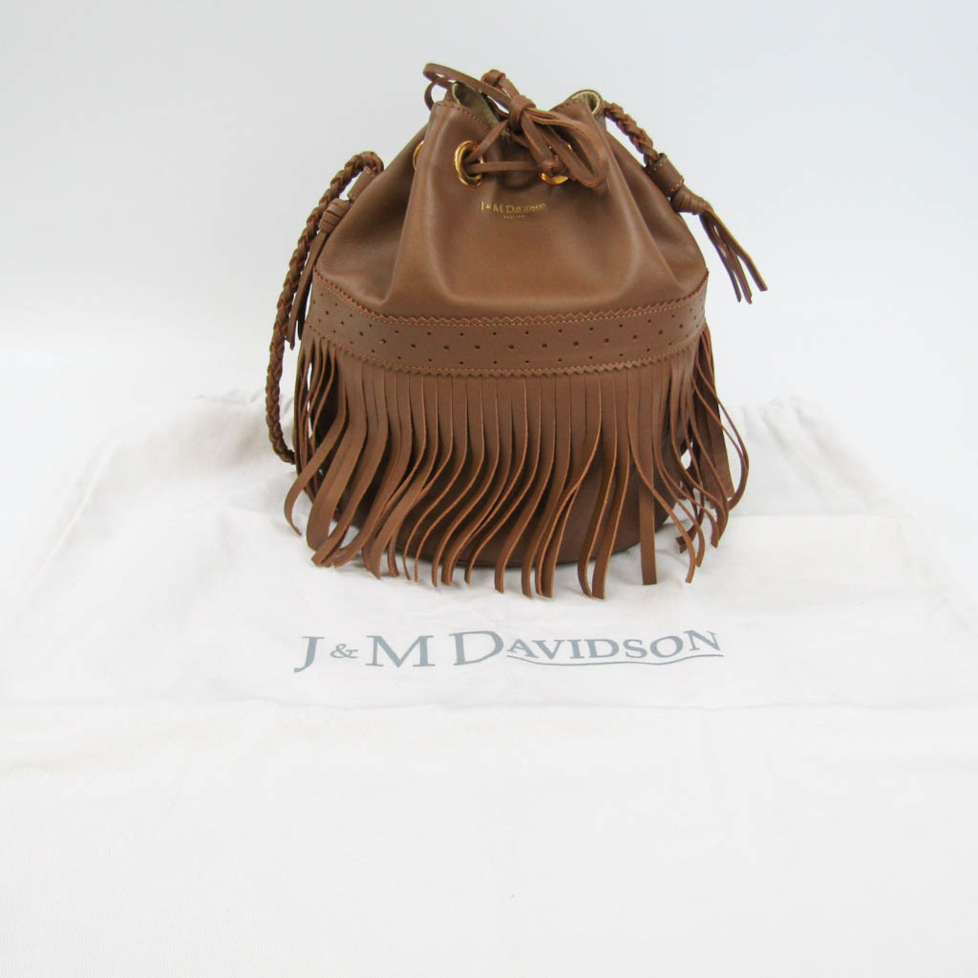J&M Davidson Carnival Women's Leather Shoulder Bag Brown