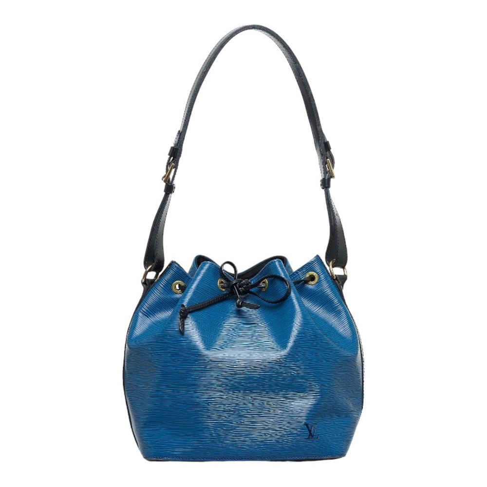 Louis Vuitton Epi Petite Noe Shoulder Bag M44152 Toledo Blue Noir Leather  Ladies LOUIS VUITTON