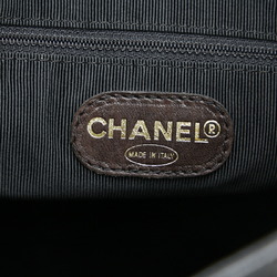 Chanel coco mark handbag tote bag black gold matte caviar skin ladies CHANEL