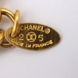 CHANEL Chanel grippore color stone necklace metal gold pendant vintage