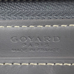 GOYARD Goyard Matignon Zip GM Long Wallet PVC Leather Gray Silver Hardware Round Zipper