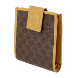 Celine Bifold Wallet PVC Leather Brown Macadam Pattern