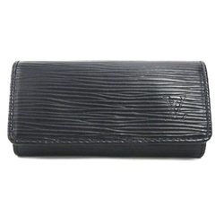 Louis Vuitton LOUIS VUITTON Key Case Epi Multicle 4 Leather Noir Men's M63822 r9609f