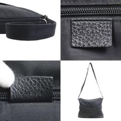 Gucci GUCCI diagonal shoulder bag GG nylon/canvas black silver unisex 374411 e56054a