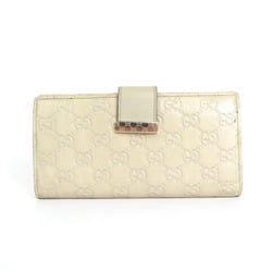Gucci GUCCI long wallet sima leather light beige unisex 212089 e56065a