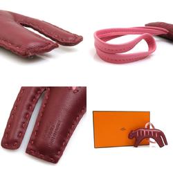 Hermes HERMES Charm Lulu Anyo Milo Rouge Ash x Rose Azalee Unisex r9612a