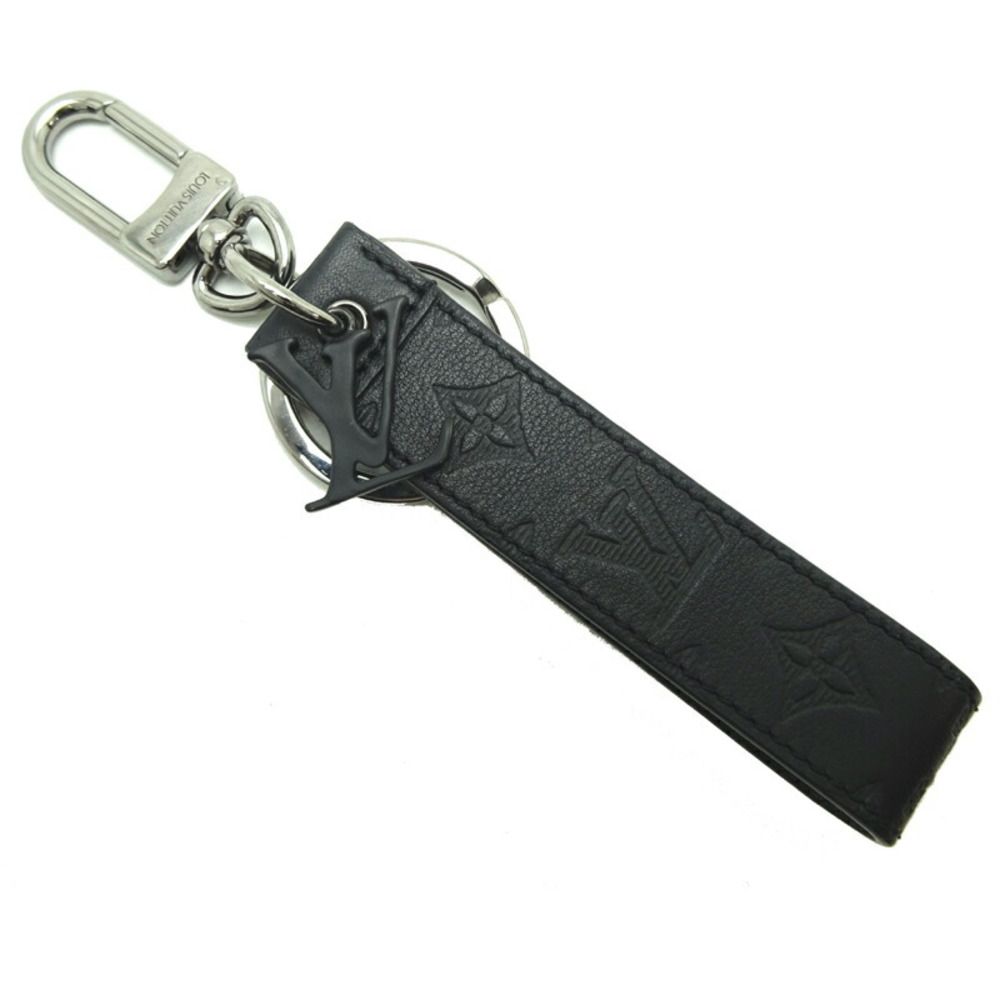 LOUIS VUITTON Key ring leather rope Noir M67224 Damier Ebene Canvas–  GALLERY RARE Global Online Store