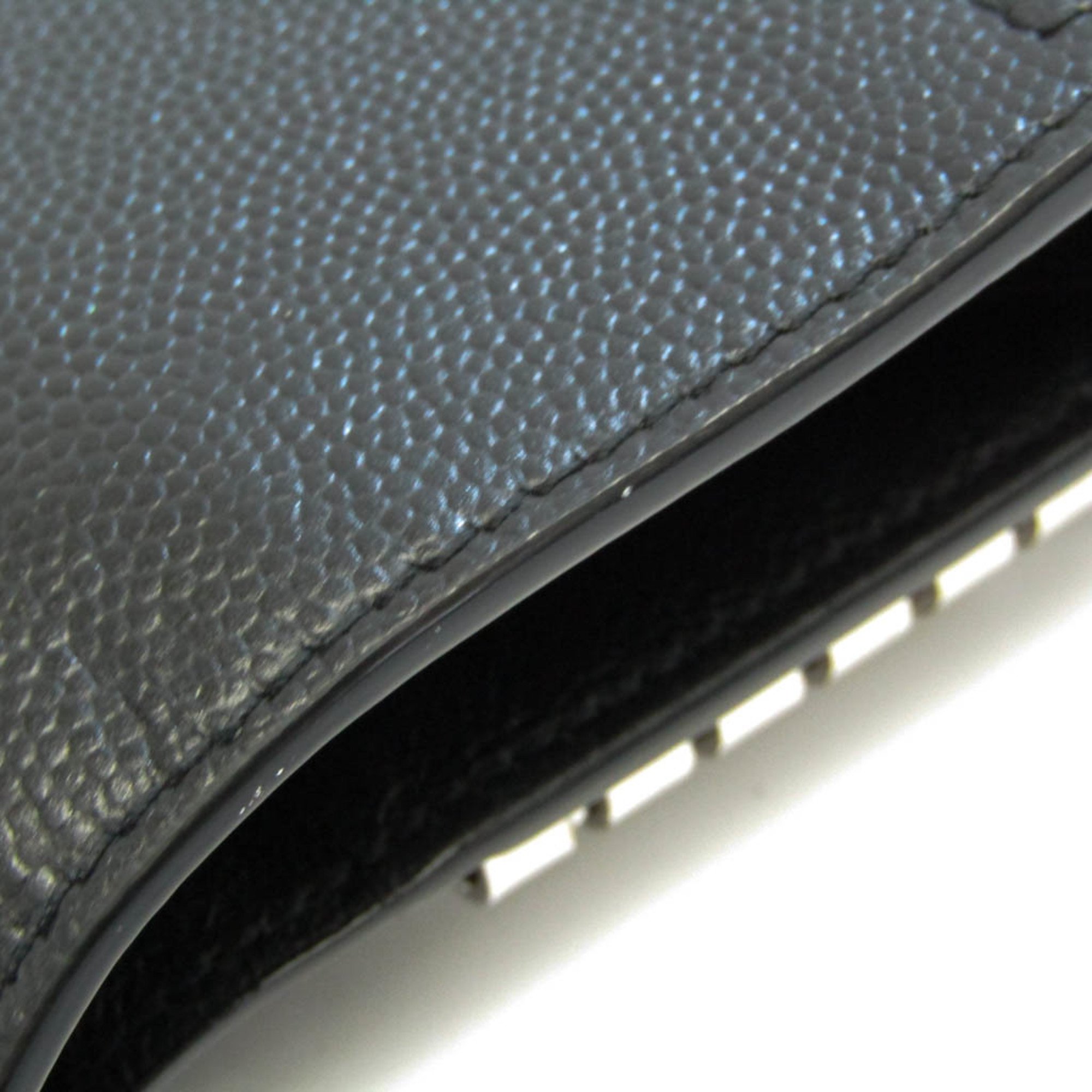 Saint Laurent Key Case 533719 Men,Women Leather Wallet (tri-fold) Black