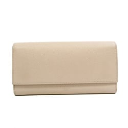 Celine Large Flap Wallet 10B563BEL Women's  Calfskin Long Wallet (bi-fold) Beige