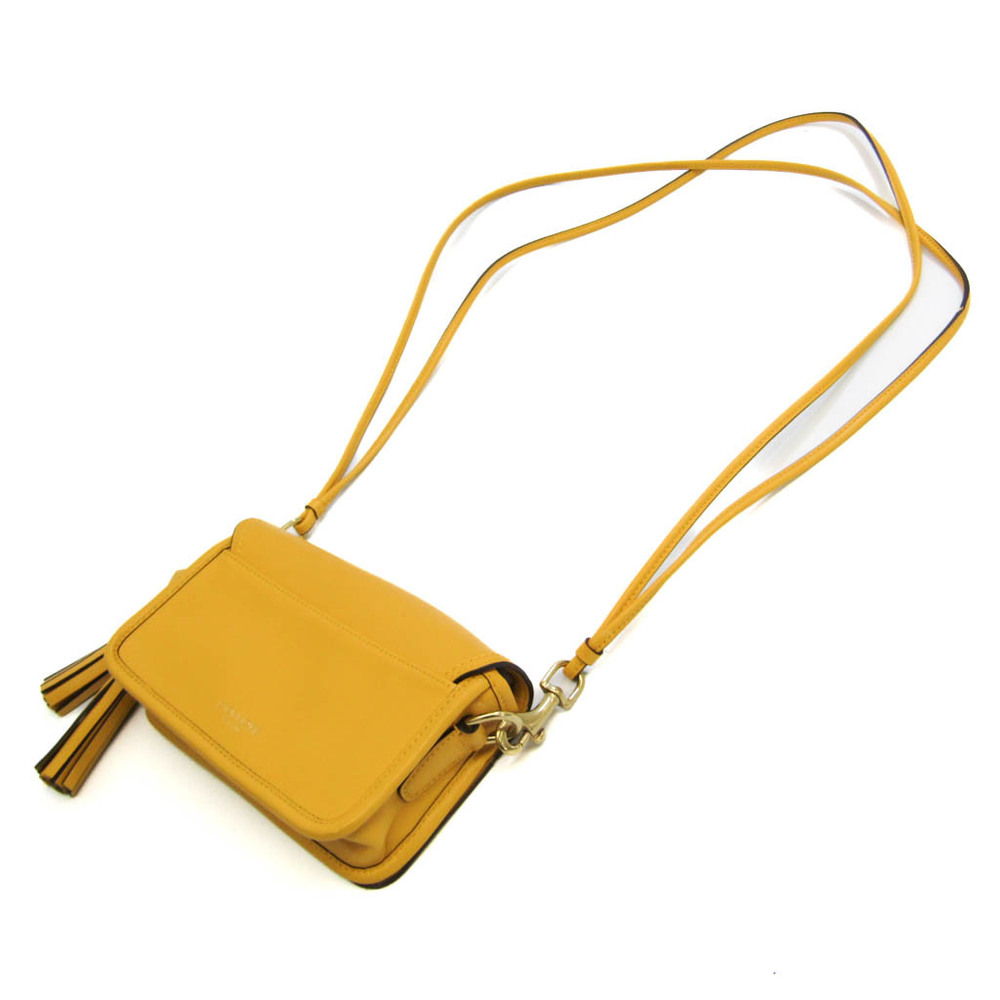 Coach Legacy Penny 19914 Women's Leather Shoulder Bag Yellow