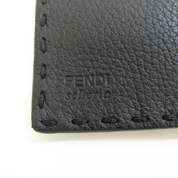 Fendi Selleria 7M0186 Men,Women Leather Long Wallet (bi-fold) Black