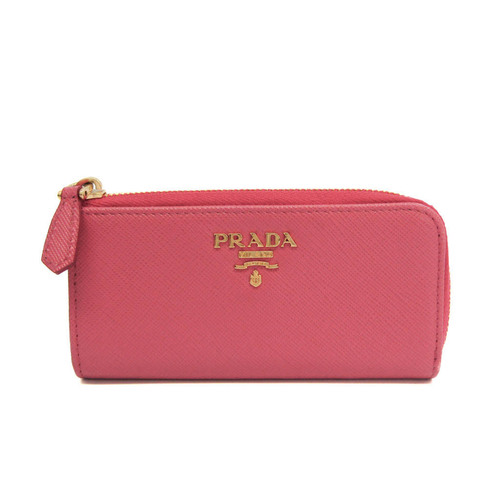 Wallets & purses Prada - Pink saffiano leather card case