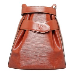 Brown Louis Vuitton Epi Sac dEpaule Bucket Bag