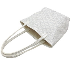 Goyard Junior Tote Ladies Bag Canvas White