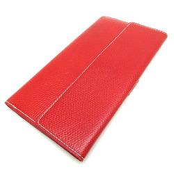 Loewe W Wallet Women's Long Leather Red