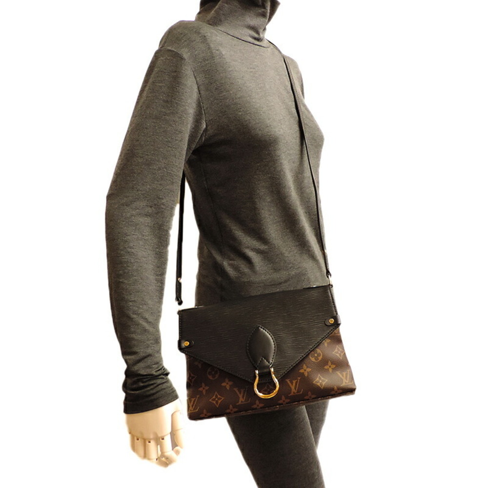 Louis Vuitton Saint Michel Women's Shoulder Bag M44030() Epi Noir