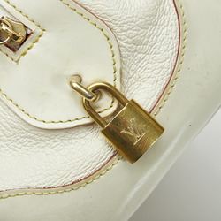 Louis Vuitton Sukhari Le Radius Handbag M95624 Bron Ivory Leather Women's LOUIS VUITTON