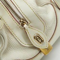 Louis Vuitton Sukhari Le Radius Handbag M95624 Bron Ivory Leather Women's LOUIS VUITTON