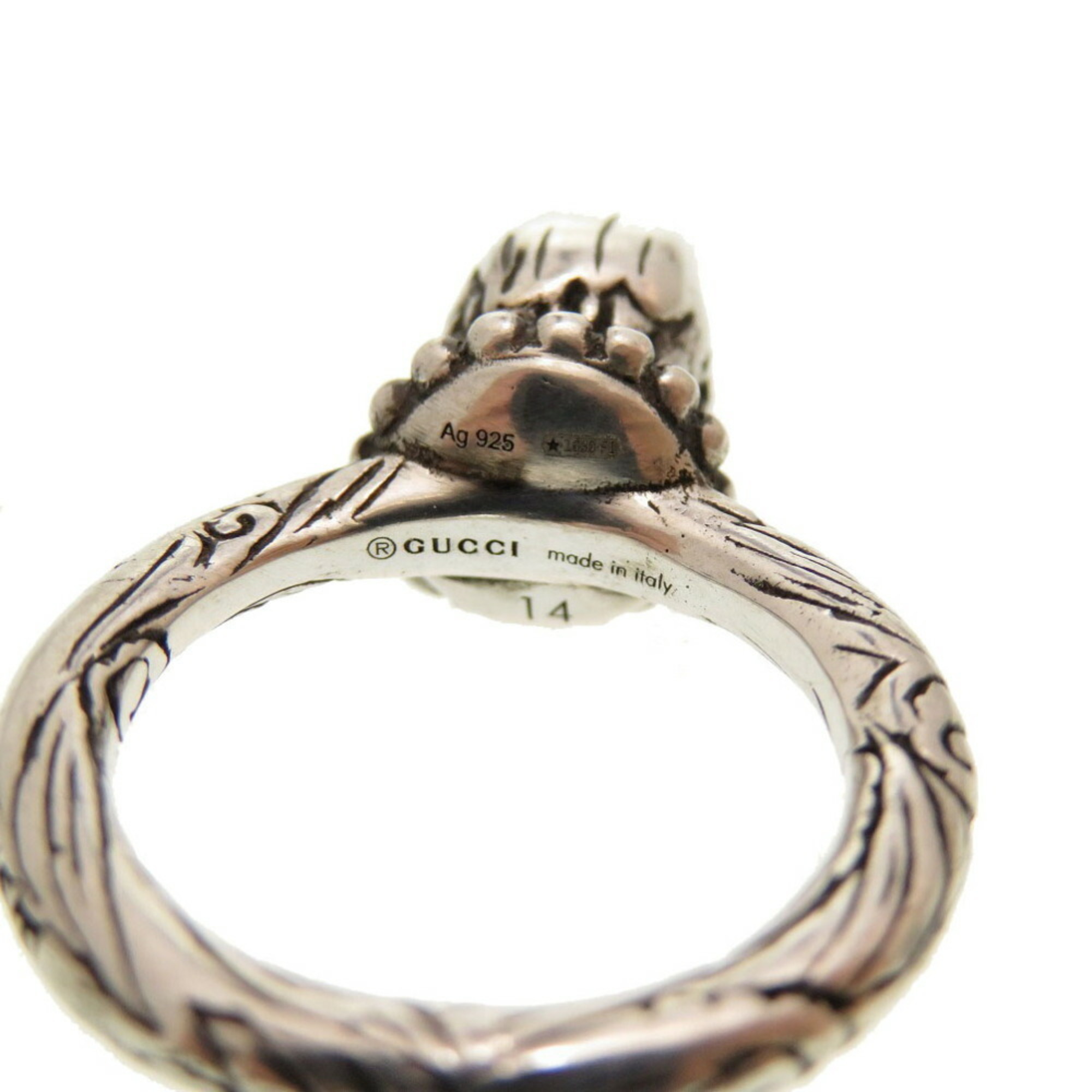 Gucci Angerforest Eagle Silver 925 Ring Day Size 13