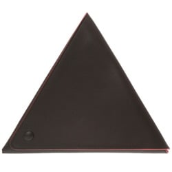 Bottega Veneta Triangle Leather Black Clutch Bag