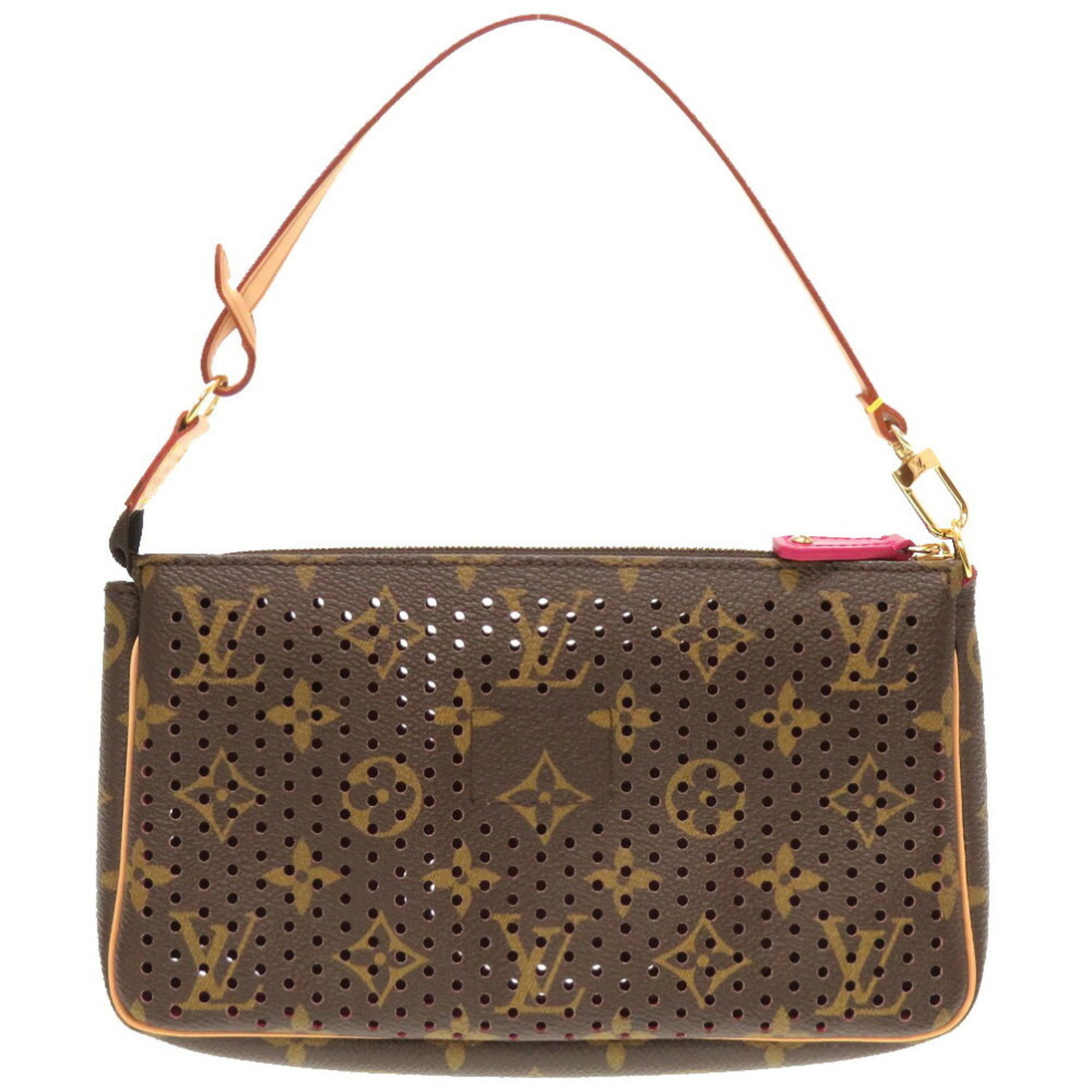 Louis Vuitton Monogram Perfo Pochette Accessoires Fuchsia M95183 Handbag Pouch