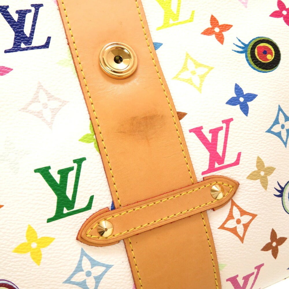 Louis Vuitton LOUIS VUITTON Monogram Multicolor Sac Retro GM Handbag Bron  White M92053 | eLADY Globazone